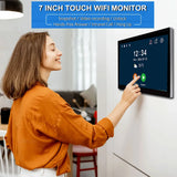 Tuya Wifi Video Doorbell 1080P 7 Inch HD Color Touch Screen Smart APP Home Visual Intercom Kits for RFID Access Control System