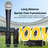 UHF XLR Adapter System Wireless Microphone Transmitter Receiver System For Dynamic Microphone Guitar Audio Mixer