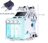 6 in 1 Pro Oxygen Facial Machine Clean Skin Care BIO Light RF Vacuum Facial Machine Hydro Water Oxygen Jet Peel Machine