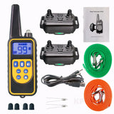 Remote Dog Training Collar For 2 Dogs  Rechargeable and waterproof Function with Backlight