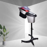 Hair Steamer With Headcap 800W Spa Salon Micro Mist Hair Steamer Hot Cold Fog Hair Care Machine