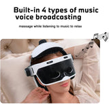 Electric Air Pressure Head Eye Massager Helmet Vibration Massage With Music Relaxation For Acupuncture Relieve Fatigue Wireless