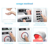 7 Color Upgraded Version Foldable LED Photon Light Therapy Facial Device Skin Rejuvenation Acne Remover Wrinkle Beauty Machine