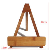 Natural Wood Easel Photo Painting Display Portable Plates Stand Holder Tea Cake Displaying Rack