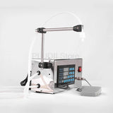 220V Digital Control Liquid Filling Machine Semi Auto Single Head Liquid Filler with LED Display for Beverage Food Grade Liquids