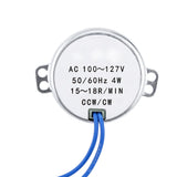1PC 4W Synchronous Motor 50/60Hz CCW/CW Geared Motor AC 100-127V