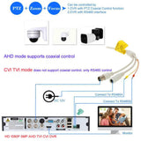 Mini PTZ Camera RS485 HD Analog 1080P 5X Zoom(2.8-12mm) IR Distance Outdoor AHD CVI TVI Dome Camera Weatherproof Metal PTZ