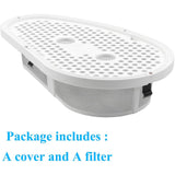 Lint Filter and Cover Assembly W10828351 for Whirlpool Kenmore Dryer Lint Trap with Stainless Steel Mesh Easy Clean