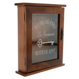 Wooden Key Storage Cabinet Key Holder Box With Hanging Hooks Key Box Home Decor Key Holder Wall  Mounted Box New