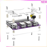 B27B Power Adapter Connector ATX 24Pin Power Module Adapter With 12 Port USB 2.0 And QC 2.0/ 3.0 And 12V Output
