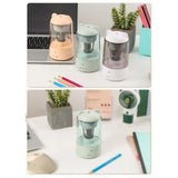 Electric Pencil Sharpener High Speed Fast Sharpen Fully Automatic for Fine Artist Colored Pencils 6.5-8mm Adults Kids School