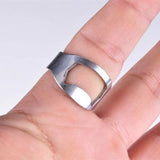 50pcs Stainless Steel Beer Bottle Opener Rings for Men Bartender Tools