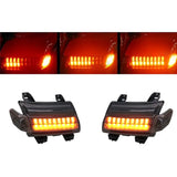 Car LED Dynamic Daytime Running Lights Marker Light Turn Signal Lights For Jeep Wrangler JL 2018-2019 DRL