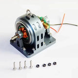 High Power DIY Generator Motor Pure Copper Movement Metal Casing with Screws Teaching Model Gift for Educational Purposes