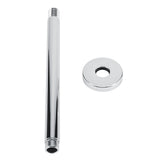 Shower Arm Tube 15/20/25/30cm Round Top Shower Arm Tube Wall-mounted Bathroom Ceiling Shower Head Extension