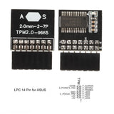 Durable 14 Pin TPM 2.0 Module 2x7P Practical TPM Chip Platform Protection Module For ASUS
