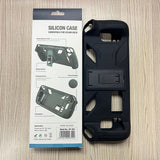 Silicone Game Console Cover Anti Slip Protective Case with Holder for Steam Deck