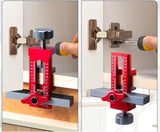 2-in-1 Cabinet Door Installation Locator Aluminium Multifunctional  Door Door Panel Mounting Rebounding Device Drilling Locator