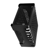 Novelty Small ITX Computer Case - Mini HTPC Desktop Case For Home, Living Room, Black Horizontal Design