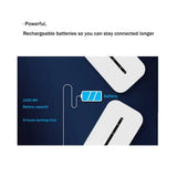 4G Mobile WiFi Router 150Mbps Up to 16 Users Pocket WIFI Supports All SIM Cards 2100mAh Mobile WiFi Business Office Network