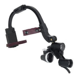 Best 5 W LED Surgicals Headlight 6X Magnifiers Binoculars Loupes Rechargeable Labs Equipment