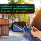 Garage Door Remote Control For TOPENS M12 Wireless Transmitter 433.92Mhz With Keychain Compatibility Mhz