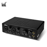 Ickb S2 Professional Audio Interface Computer Sound Card Anchor Equipment Digital OTG Mobile Broadcast Equipment