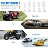480PCS 2.8mm 2 3 4 6Pin Motorcycle Wire Connector Housing Terminal Male Female Plug Pin Header Crimp Wire Terminal Connector Kit
