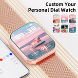 G28 Smartwatch 1.85-inch IPS Touch Screen Bluetooth Calls Voice Assistant Smart Notifications  Multi-Sport Modes Health Monitor