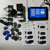 2-4 Unit Home 2 Wire 7inch Touch Video Intercom for Apartments Residential Video Door Phone System with RFID Card APP Unlock