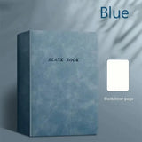 High Quality PU Soft Cover Notebook 368 Sheets A5 Notepad Blank Inner Page Thick Sketchbook School Office