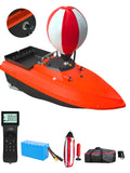 12V D80B RC Fishing bait boat with Tray and line release and anti flip ball