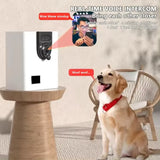 Pet Smart Hurl Food Machine High-quality Video Camera Pet Dog Cat Remote APP Interactive Dialogue Snacks Reward Feeder
