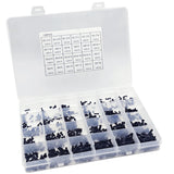 720pcs Laptop Notebook Computer Carbon Steel Screws Kit Set, Flat Head Phillips Screw , M1.4/1.7/2/2.5/3 Countersunk ssd Screws