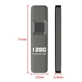 ABWG-Fingerprint Encrypted U Disk Mobile Phone Computer Dual-Use High-Speed Transmission Flash Memory 128G for