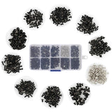 500pcs M2 M2.5 M3 Laptop Screws Kit, SSD M.2 Screws, for Phillips Flat Head Tiny/Small Machine Screws Set for Electronics Repair