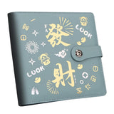 Get Rich Overnight 100 Envelopes Money Saving Challenge PU Save Money Money Collection Book Reusable Waterproof