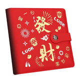 Get Rich Overnight 100 Envelopes Money Saving Challenge PU Save Money Money Collection Book Reusable Waterproof