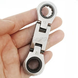 5pcs/set of Adjustable Ratchet Wrench Set 8   10-12   13-14   15-16   18-17  19mm