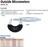 Z Professional Mitutoyo Made in Japan 102-302 M310-50 Range 25-50mm 0.01mm Ratchet-stop Type Outside Micrometer
