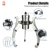 JH-50TF 50 Ton Triple Jaw Hydraulic Bearing Puller Tool Factory Direct Manual Gear Split Gear Hand Pump Repair Tool