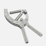 Portable Sports Tools - Adjustable Hand Grabber - 10-120kg Stainless Steel Grip Strength Trainer for Arm and Forearm Workout