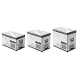 Dual Temperature Single Control Truck Refrigerator AC.684.165 30L 40L 50L Car Fridge Freezer 12V 24V 100-250V Camping Cooler Box