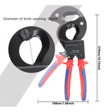 YEC-36D Ratchet Cable Shear Gear Type Scissor Wire Cutter High Strength Alloy Copper Aluminum Electrician Shear