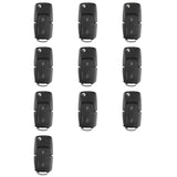 10X For Xhorse XKB508EN Wire Universal Remote Key 2 Button Fob For VW B5 Style For VVDI Key Tool
