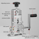Portable Household Wire Stripper Manual Wire Stripping Tool 1-25mm Cable Electric Peeling Machine with Hand Crank Support Use
