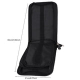 72/120 Slots Pencil Case Black Elastic Strap Art Pencil Case Canvas Material Folding Design Pencil Case Organizer Drawing