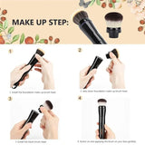 HH Face Beauty Brush Cosmetic Tools Makeup Brush Blending AUTO Cosmetics 3 Speeds Recharge Automatically Makeup Tools
