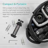ABWG-Camera Repair Tool with Detachable Flat & Pointed Tips for Camera Lens All Metal Lens Repair Set with 6 Tips 8