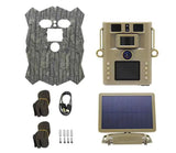4K 46MP WIFI Solar Powered Wildlife Hunting Trail Camera Photo Traps with 8MP Sensor 5000mAh Lithium Battery App Control